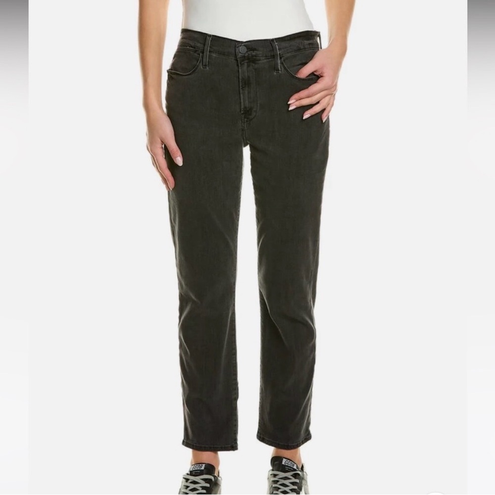 Frame Denim Women’s Jeans Le High Straight Tierra Dark Wash Black Size 27
